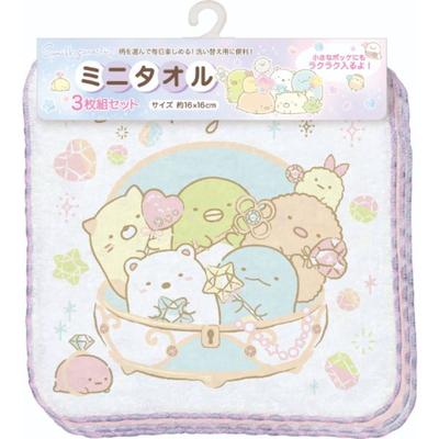 Sumikko Gurashi Mini Towel Set of 3 CM35203 San-X