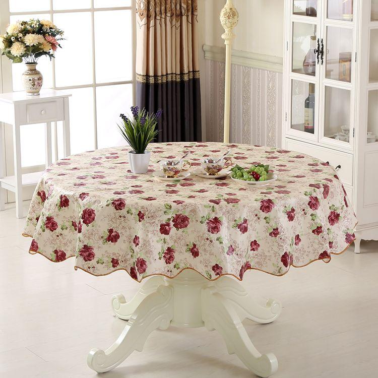PVC Ronde Tafelkleed Plastic Bedrukking Waterdicht en Vlekbestendig Eettafelkleed Vierkant Niet Wasbaar Tafelmat Huisdecoratie square 88x88cm
