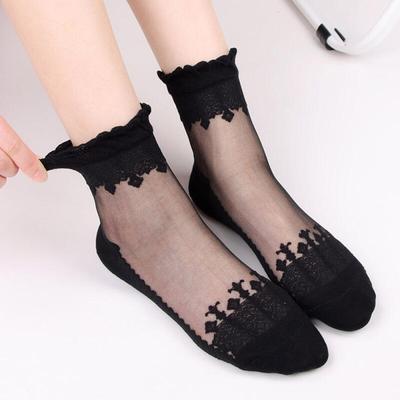 Ana Fishnet Mesh Stockings Socks No Compression See-through Socks