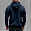 Autumn Winter Pullover Men's Casual Multi Zipper Arm Pocket Hoodie Pullover Plus Fleece Hoodie Men's