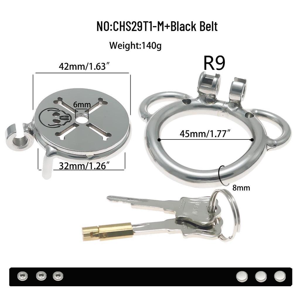 Xu Gu Yu Chastity Waistband & Penis Cage Lock for Men