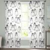 Cute Baby Penguins Sheer Window Curtains For Living Room Bedroom Modern Voile Tulle Curtains Fabric Drapes For Kitchen