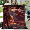 Famous Film Role Nezha Printed Soft Blanket  Living Room Bedroom Sofa Bed Blanket  Gift Portable Picnic Blanket Luxury Gift
