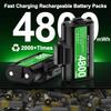 2Pcs 4800Mwh Battery Xbox One Controller Batteries Pack Play Andcharge Kit Usb-C Charging Cable/4 Covers for Xbox One/seriesx|S