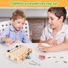 Giocattolo Montessori Tavola con Cacciavite Giocattolo in Legno Attività Chiave e Serratura per Imparare Giocattolo Educativo Sensoriale per Sviluppo Motricità Fine per Bambini Regali