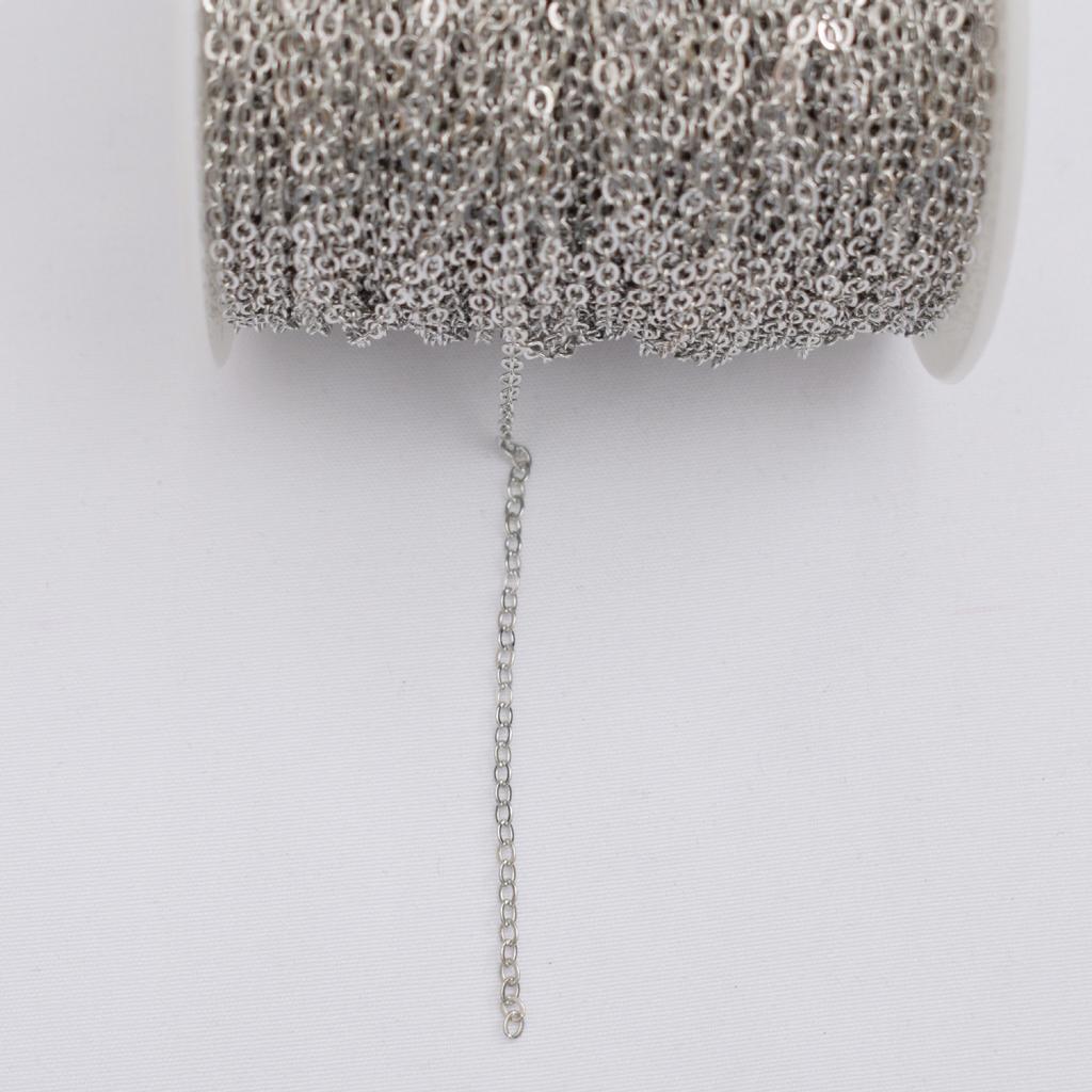 1m 14K Gold Bag Color-Preserving O-Chain Copper Flash Chain Diy Handmade Work In Progress Bracelet Necklace Tail Chain, Chain Material