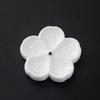 Ceramic Multi-Color Cherry Blossom Incense Holder with Gold Ring and Origami Crane Design