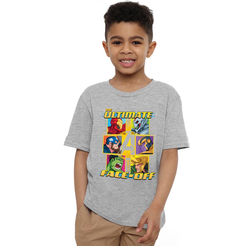 Avengers Childrens/Kids Face Off T-Shirt
