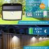 New Solar Motion Sensor Lights 176/158LED Outdoor Waterproof Wall Lights 3 Modes Solar Security Lights Fence Yard Garage Deck