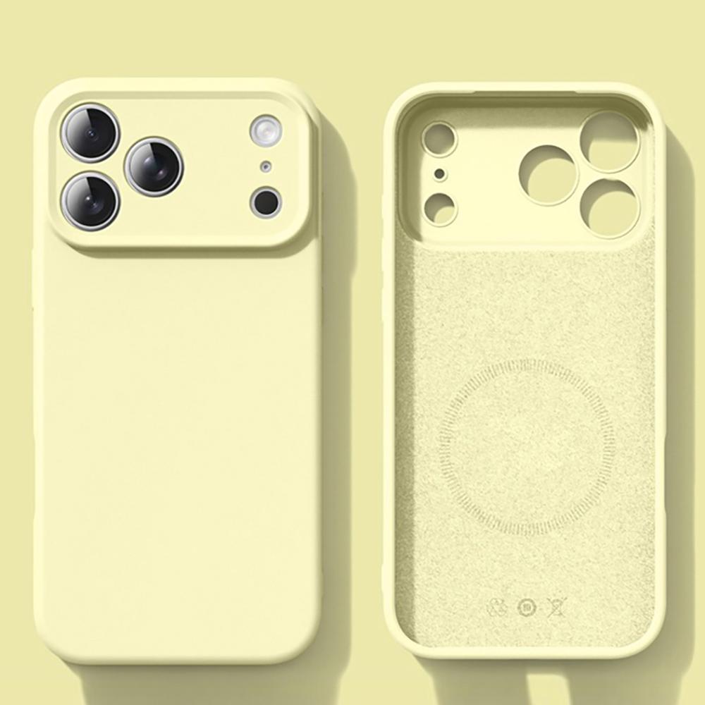 New Liquid Magnetic Silicone Phone Case For iPhone 17 16 15 14 13 12 Pro Max 16 Plus 17Pro 17 Air For Magsafe Soft Bumper Cover