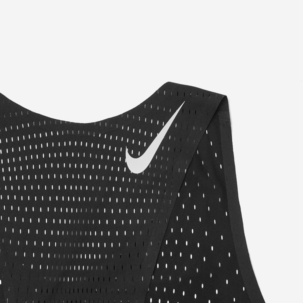 Nike AeroSwift Logo Crew Running Tank Men Tops Black FN4231-010