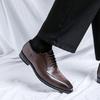 Fashion Leather Shoes For Man Platform Genuine Leather Big Size Shoes High Quality Designer Formal Platform Casual Shoes Outdoor