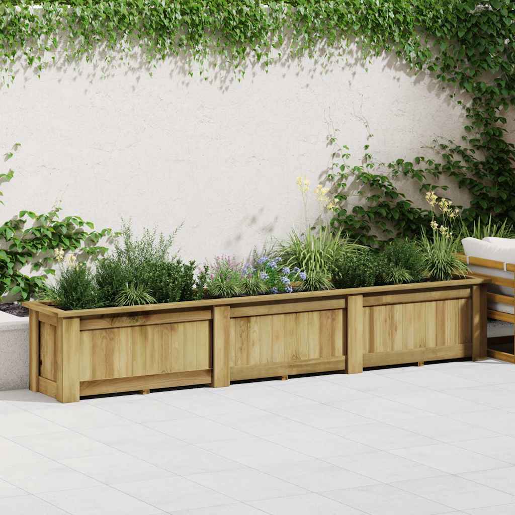 vidaXL Hochbeet 291 x 50 x 50 cm Kiefernholz Imprägniert