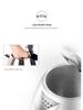 304 Stainless Steel Electric Kettle with Auto Shut-Off, British and European Standard