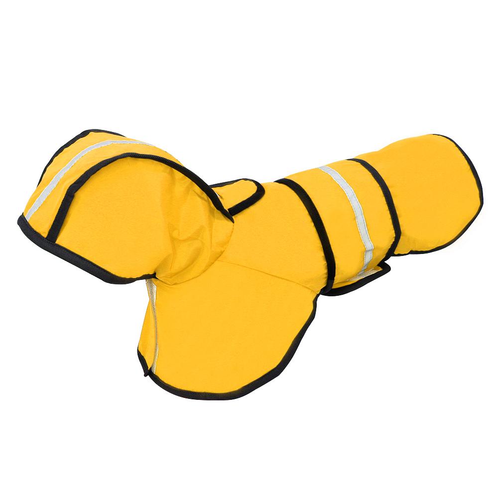 

Дождевик для собак, светоотражающая куртка-дождевик, водонепроницаемая одежда для домашних животных, защитная дождевик для домашних животных, маленьких и средних собак, щенков, собачек, зеленого и красного цвета, S-2XL S жёлтый