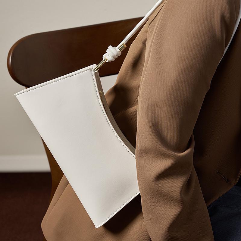 2024 High-End French Baguette Shoulder Bag - Genuine Leather Luxury Ladies' Handbag