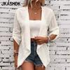 Women's Fashion Casual Spring Fall Solid Color Print Long Sleeve Blouses & Shirts