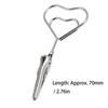 12Pcs Multi Shape Double Headed Memo Clip 70mm Silver Note Clips Metal Multifunctional Wire Picture Clip Hanging Photo