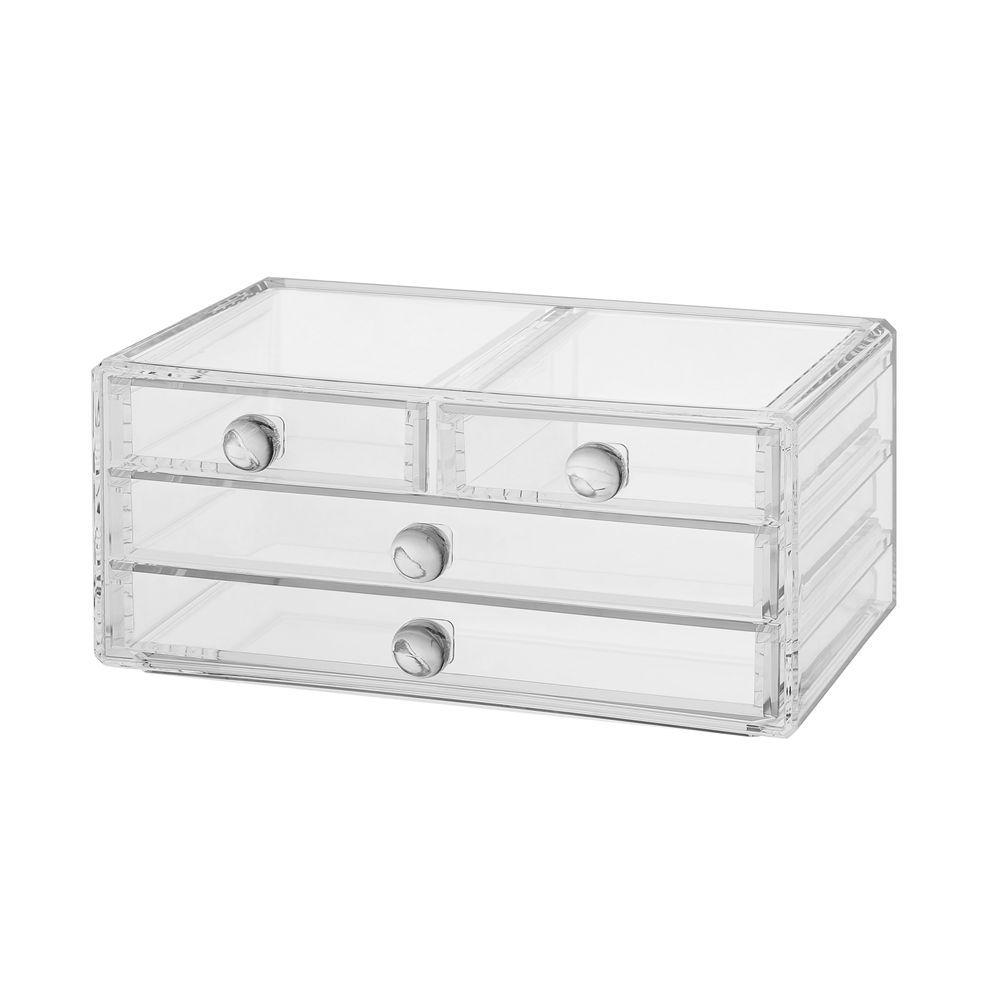 Luxury Large-Capacity Cosmetic Organizer for Lipstick & Skincare with Multi-Functional Compartments