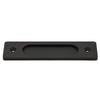 Dual-Sided Black Surface-Mounted Sliding Barn Door Handle