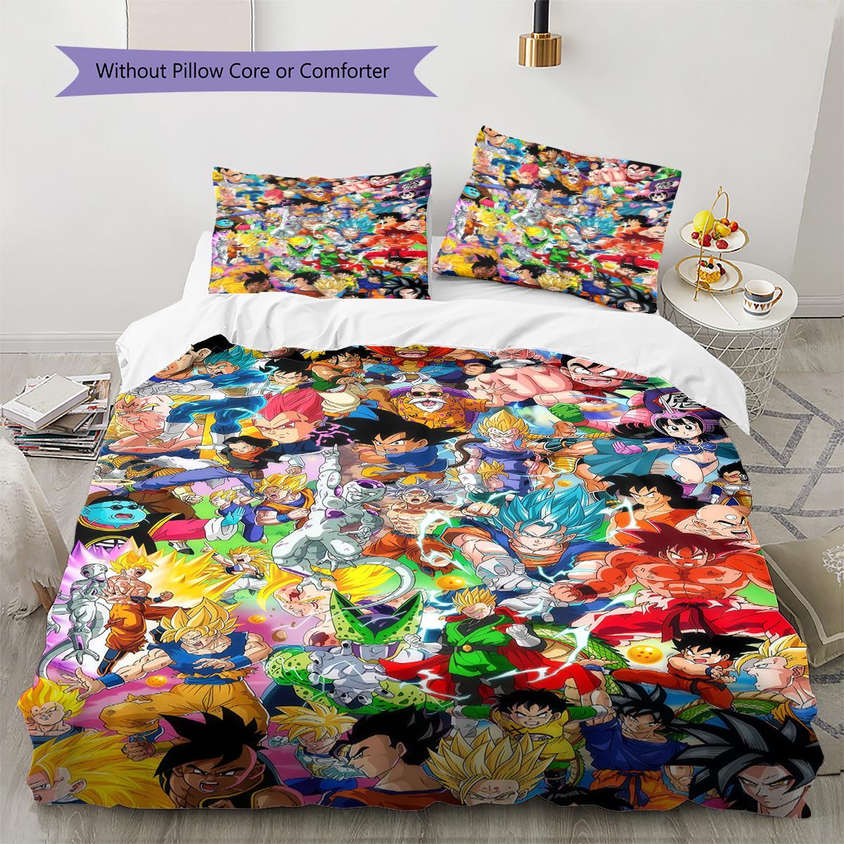 

Dragon Ball Cloud Bedding Set Soft Duvet Cover Pillowcases HD Print 135x200cm