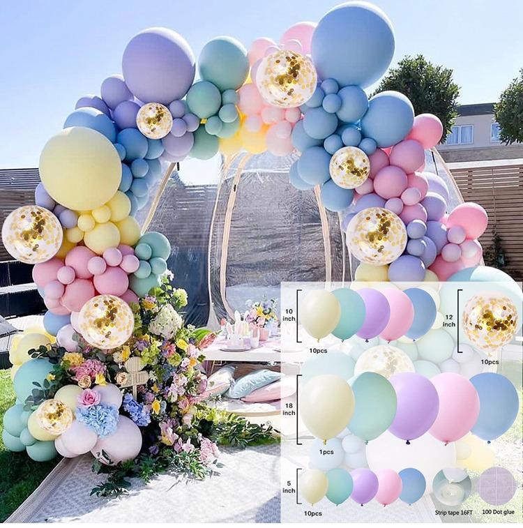 Balloon Chain Set Confession Engagement Balloon Set Opening Birthday Scene Arrangement Balloon