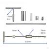 Auto Body Repair Tool Car Dent Puller Remover Accessories T Bar Paintless for