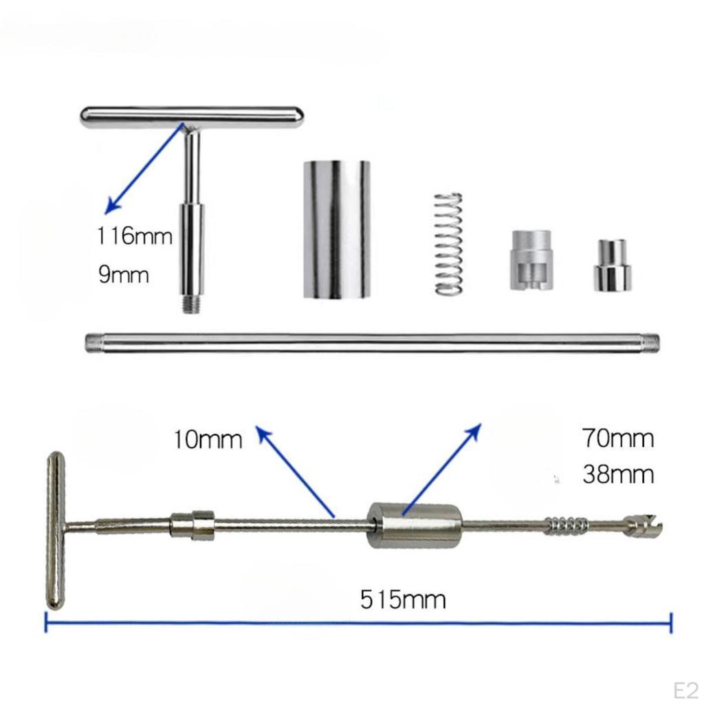 Auto Body Repair Tool Car Dent Puller Remover Accessories T Bar Paintless for