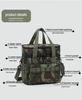 Crossbody Portable Insulated Picnic Bag - Double Layer Aluminum Foil, Large Capacity for Outdoor Camping