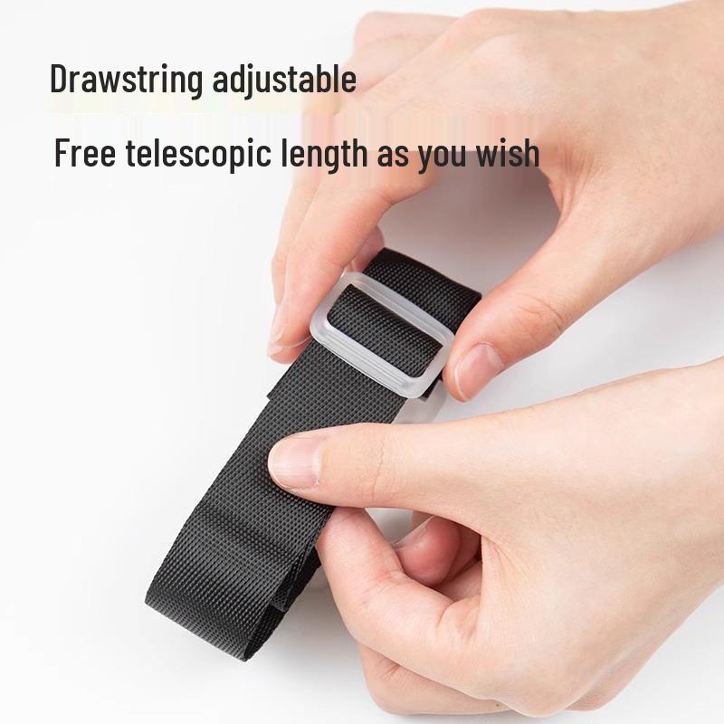 Portable Travel Luggage Buckle Strap with External Hook for Suitcases and Backpacks