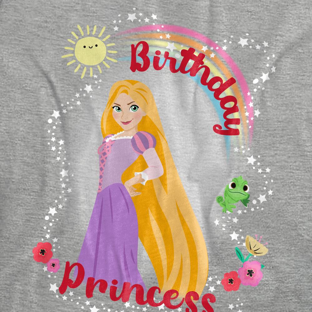 Tangled Womens/Ladies Rapunzel Pascal Princess Heather Birthday T-Shirt