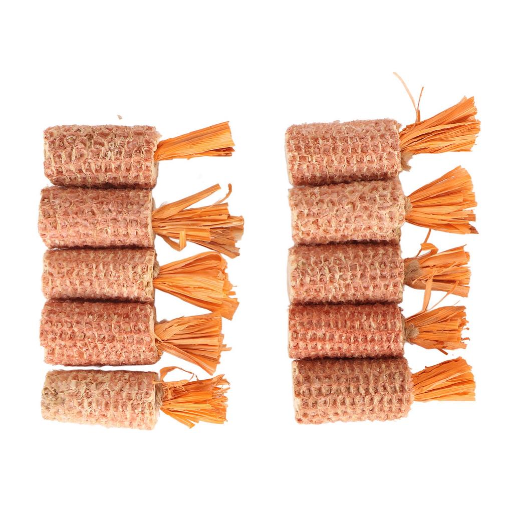 10 szt. Chomik Kolba kukurydzy Zabawka w kształcie marchewki Do ścierania zębów Królik Kolba kukurydzy Zabawka do żucia dla chomika świnki morskiej