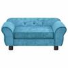 Pet Sofa Turquoise 72 X 45 X 30 Cm Plush