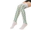 Day Patricks St Thigh High Stocking Over Knee Sock Long Striped Shamrock Women