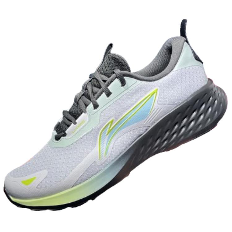 Li-Ning Módní Pohodlné Protiskluzové Odolné proti Opotřebení Nízké Neformální Běžecké Boty Unisex Tenisky Šedá Zelená Černá ARSU127-3