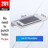 MIAOSHIJU Punch-Free Bathroom Phone Holder & Shelf