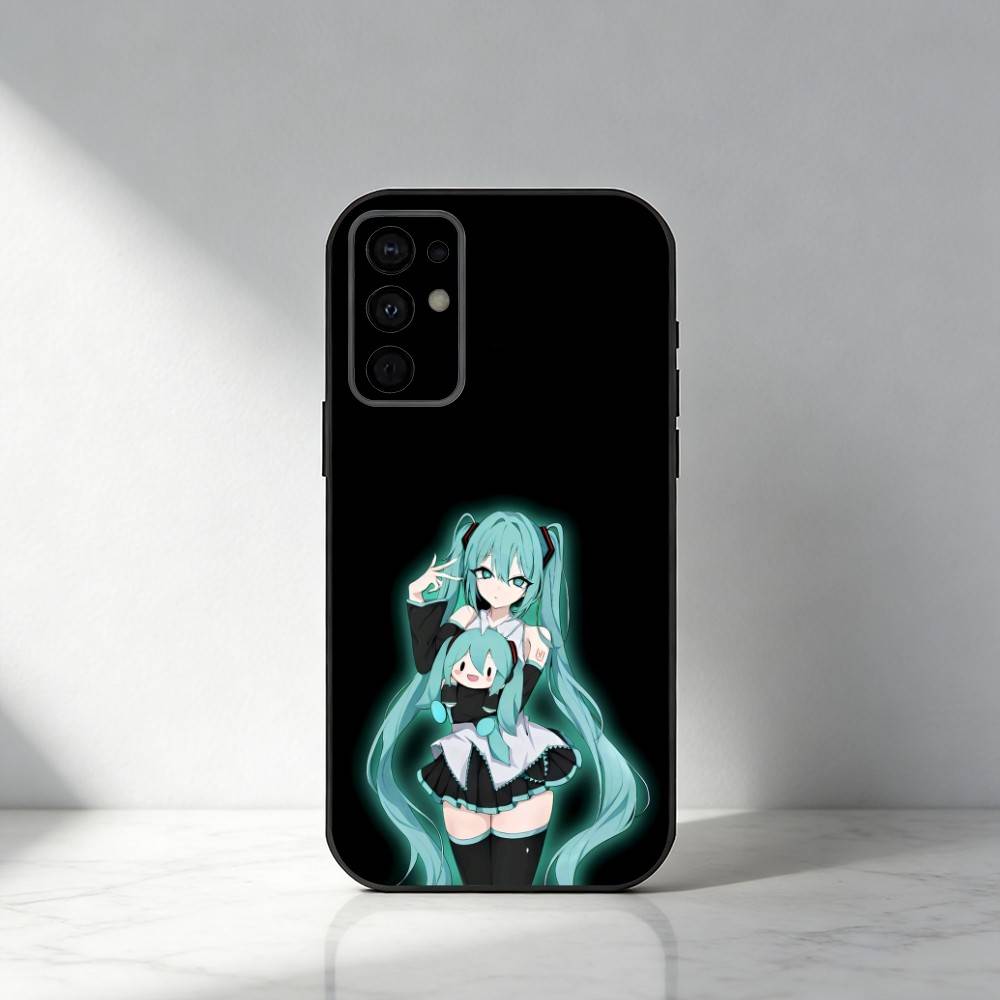 Avatar M-Miku Phone Case For Samsung S25,S24,S21,S22,S23,S30,Ultra,S20,Plus,Fe,Note,5G Black Cover