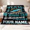 miami dolphins  Customizable name outdoor blanket soft cozy and warm Multi-purpose office blanket outdoor camping and travel blanket all