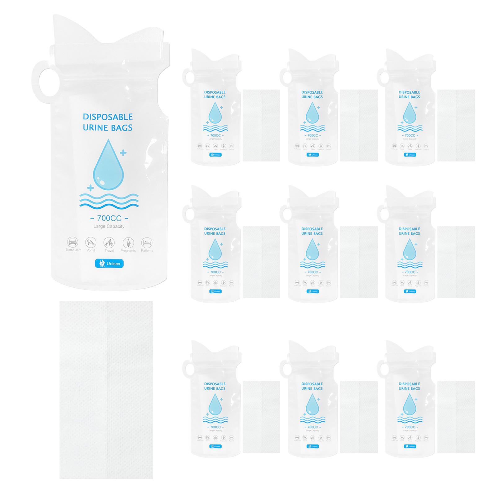 

Compact Outdoor Urine Bag Disposable Travel Mobile Toilet Urine Bag Travel Vomiting Bag 700ml
