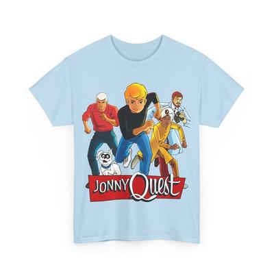 Koszulka Jonny Quest - Hanna-Barbera lata 60. - Dr Benton, Hadji, Race Bannon, Bandit