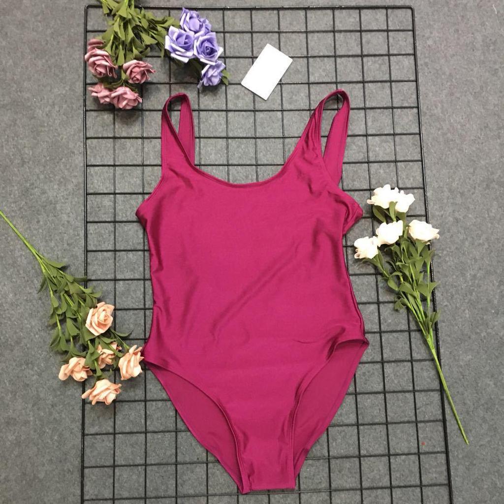 Gold Letter 'Team Bride' Backless One-Piece Swimsuit