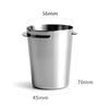 Support Dropshipping Stainless Steel Coffee Dosing Cup Powder Feeder Part for 58mm Espresso Machine Dosing Cup