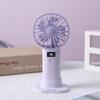 Portable Mini USB Desk Fan with Digital Display for Office, Student, Dorm