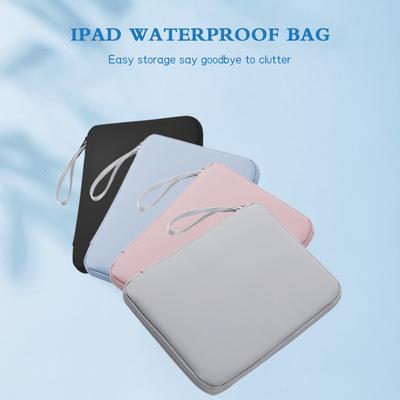 Leather Tablet Protective Case Storage Bag Suitable for Apple 10-inch Huawei 12-inch Laptop Tablet Liner Bag Waterproof, Oil-proof, Wear-resistant
