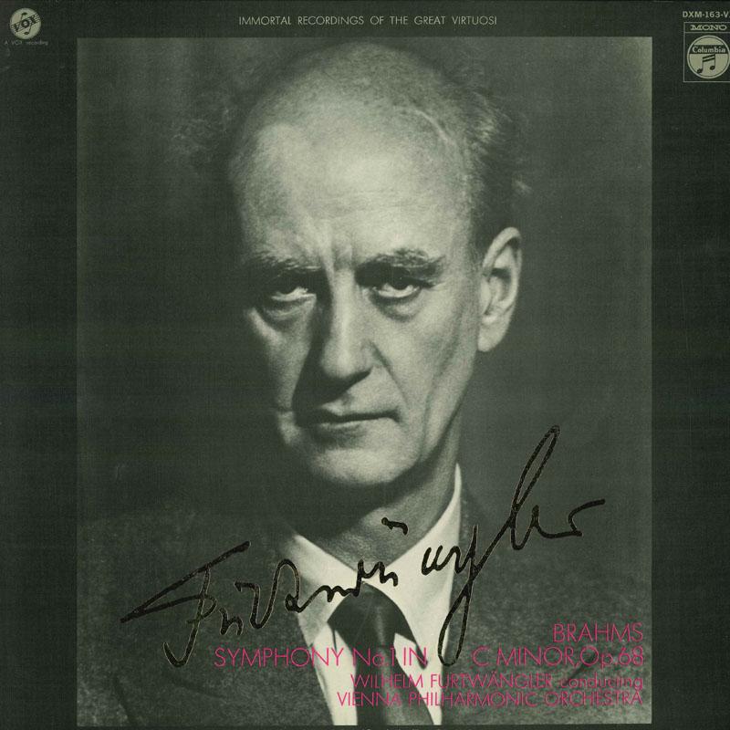 

LP Record WILHELM FURTWANGLER WIENER PHILHAR - Brahms Symphony No 1 DXM163VX COLUMBIA 1973 Japan Obi Classical Used