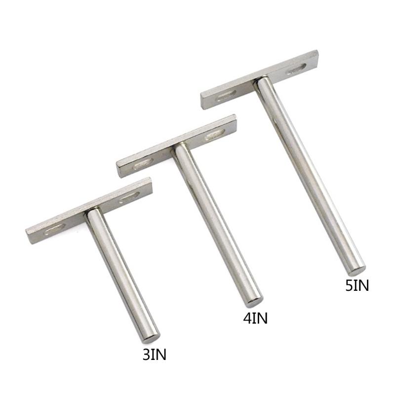 Upgraded Shelf Brackets Pack of 4 Rust Resistant & Corrosion Proof Supports Functional Shelf Brackets for Homes & Office