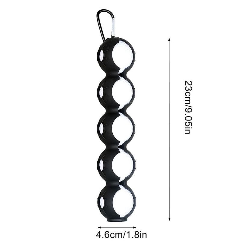 Golf Ball Organizer Golf Accessories Large Capacity Golf Ball Hanging Waist Ball Bag