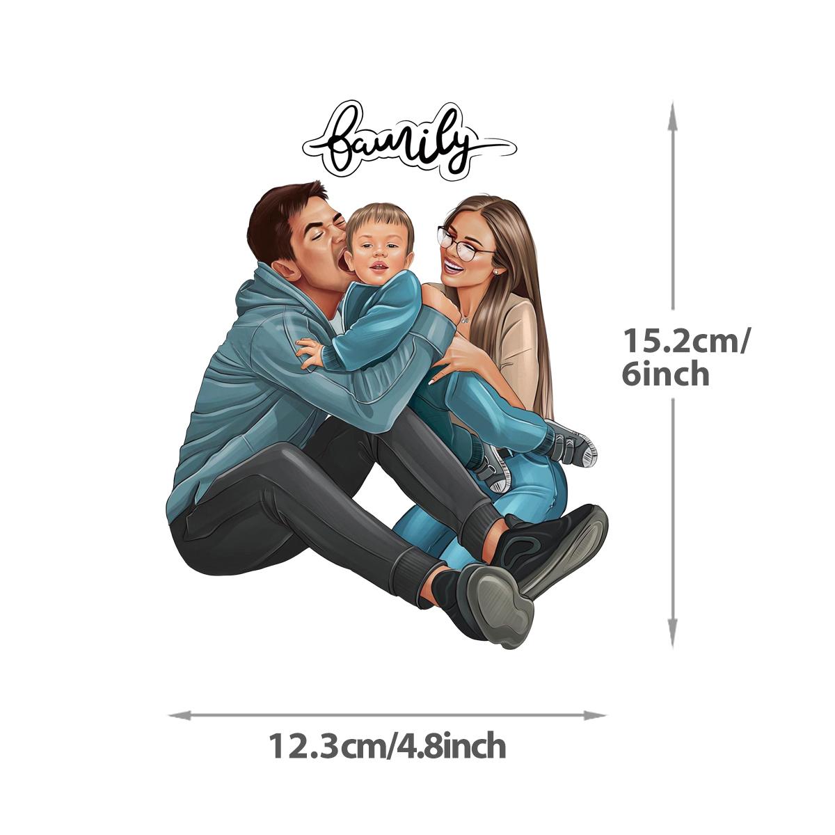 

Нашивки для мамы и детей на одежде, толстовки с термопрессом, топы A-уровня, моющиеся своими руками, виниловые железные нашивки для футболки для мальчиков и девочек