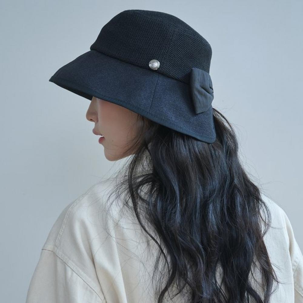 Allincomplete Wide Bucket Hat Ribbon Paper  3 Colors 