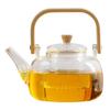 Borosilicate Glass Teapot with Bamboo Handle